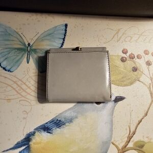 HOBO Light Gray Women's Bifold Wallet.